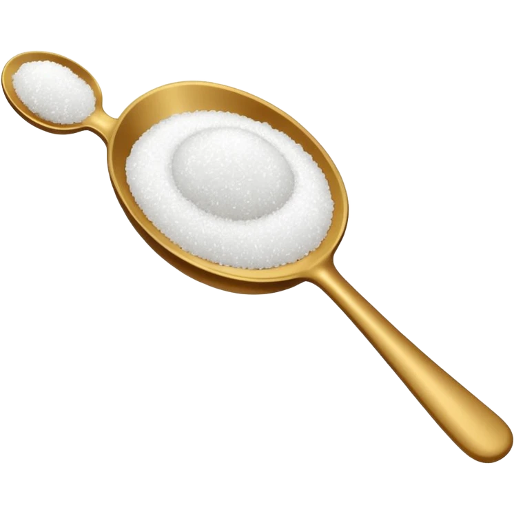sugar on a spoon emoji