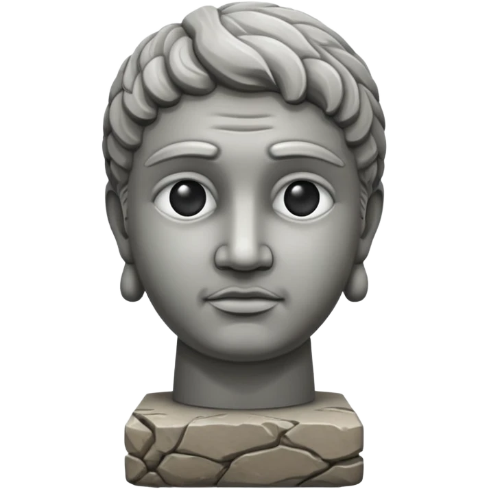 Ancient Stone Statue emoji