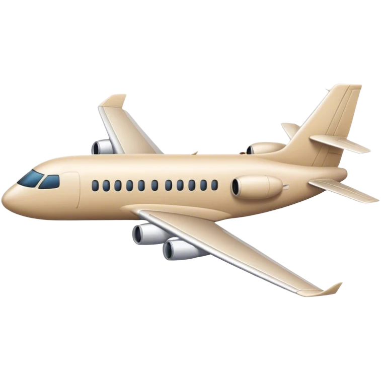 beige airplane emoji