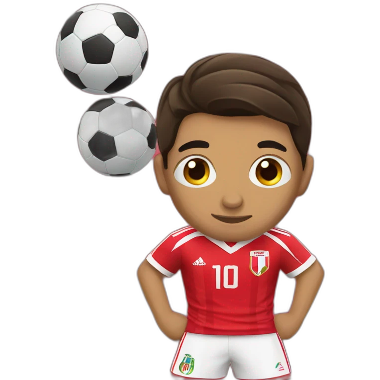 peruvian soccer player emoji