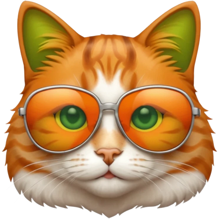 Cat wearing sunglasses emoji