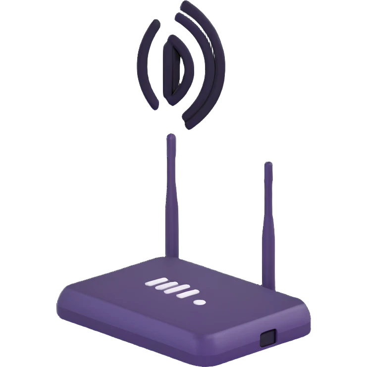 wireless symbol, simple style emoji