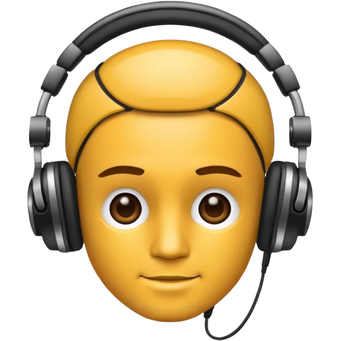 DJ with headphones emoji