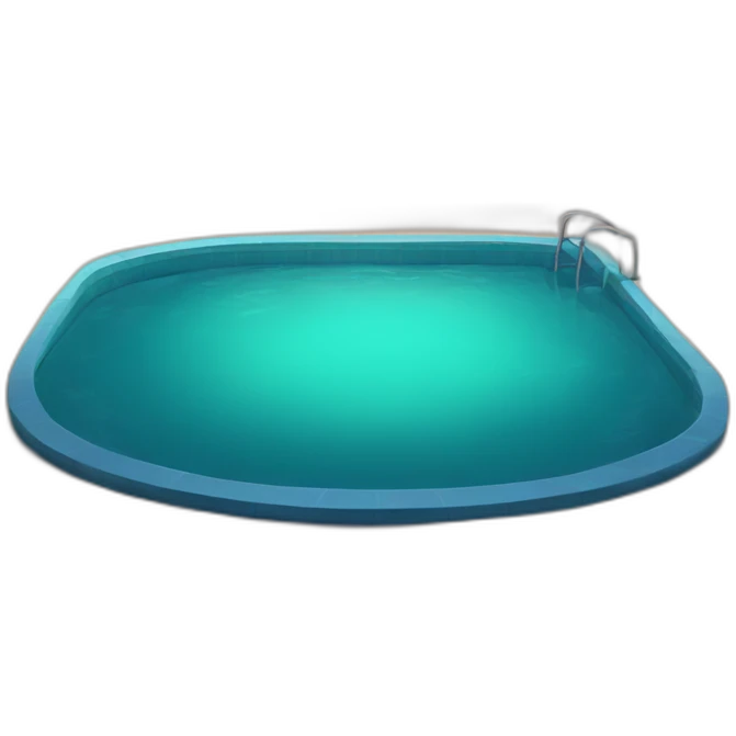Swimming pool at night emoji