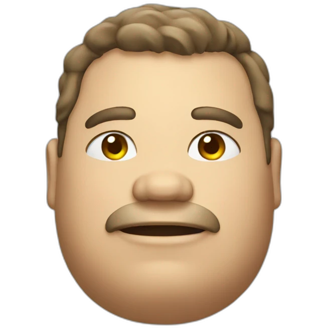 fat man emoji