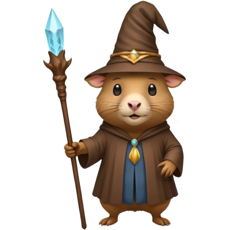 Capybara wizard emoji