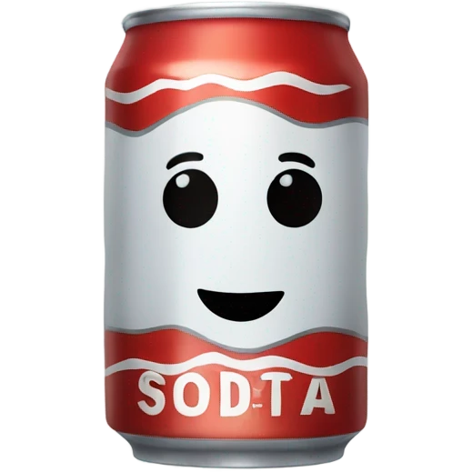 Soda can with hands emoji