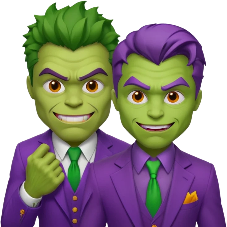 hulk  coringa emoji