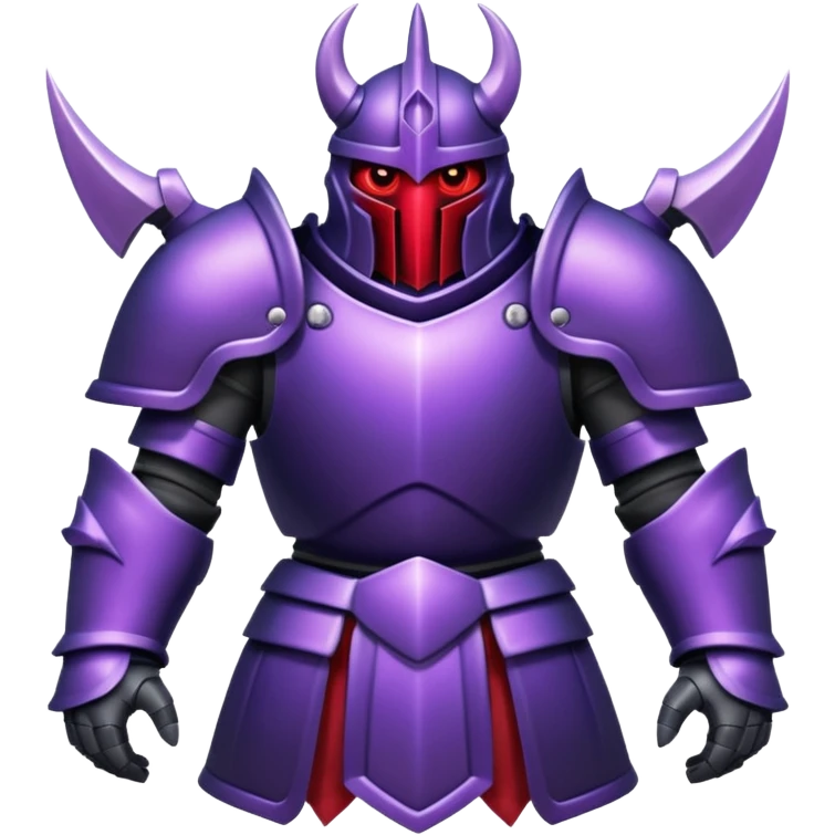 PURPLE AND BİG ARMOR PEKKA emoji