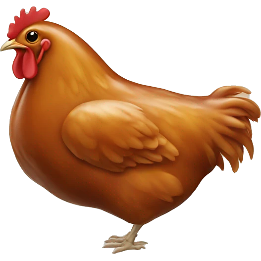 chicken in brown sauce emoji
