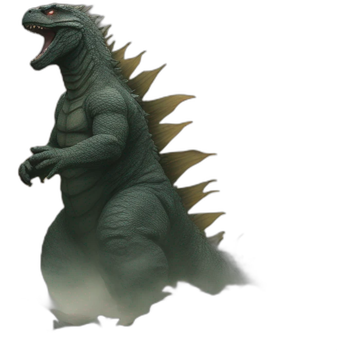 godzilla as jesus christ emoji