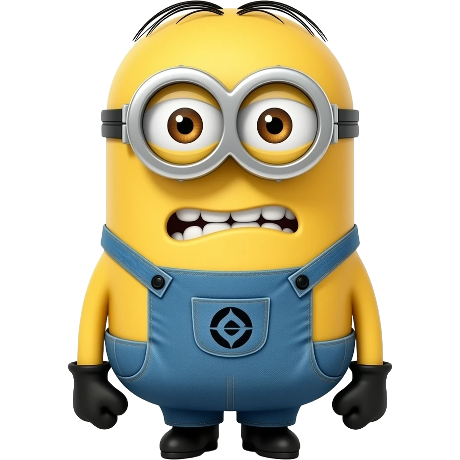 minion with vicious pit bull emoji