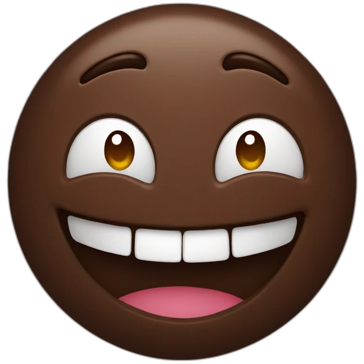 chocolate-smile emoji