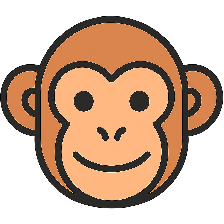 A monkey emoji emoji