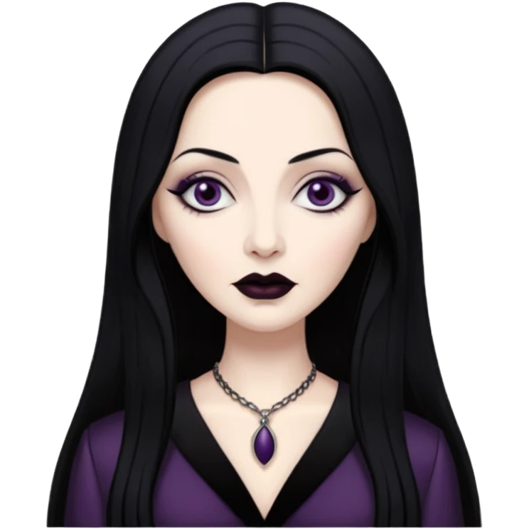 morticia addams emoji