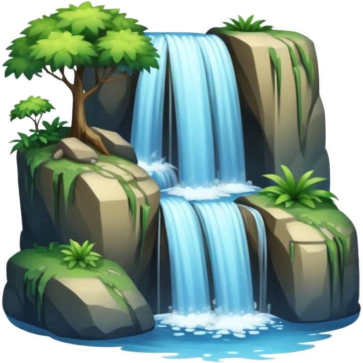 Waterfall emoji