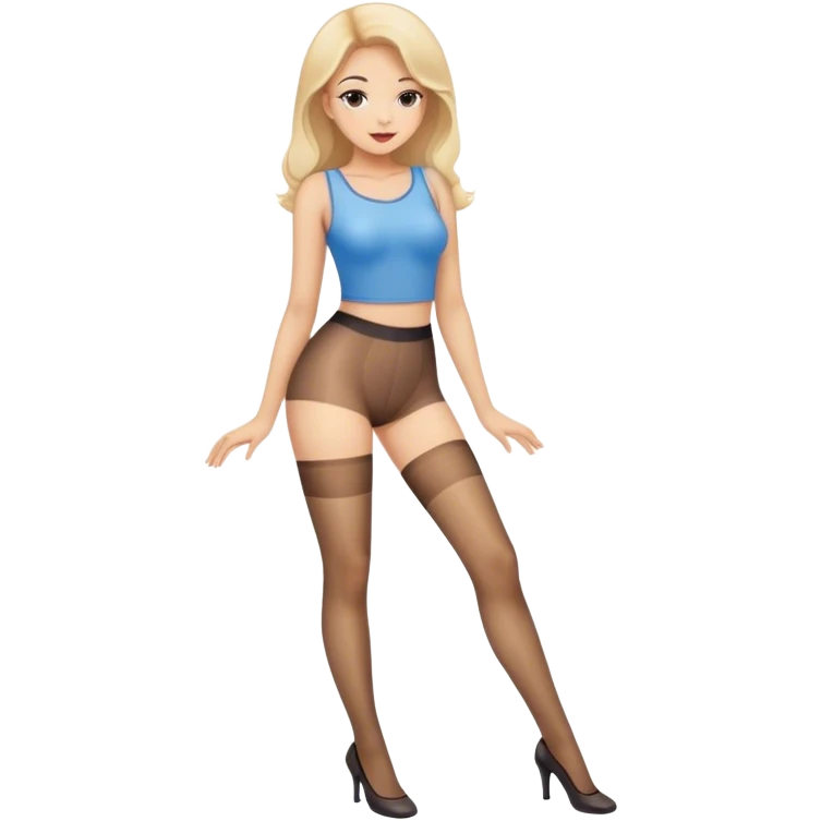 pantyhose girl emoji