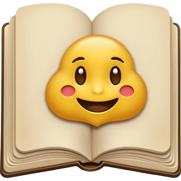 открытая книга emoji