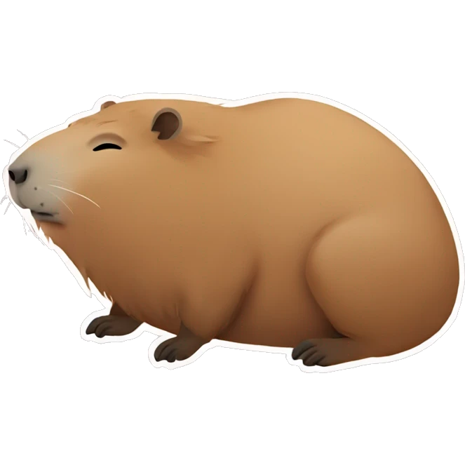 capybara snoring emoji
