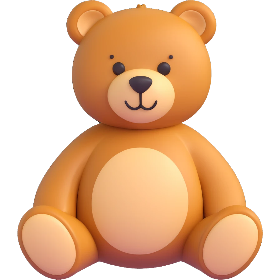 cute teddy bear emoji
