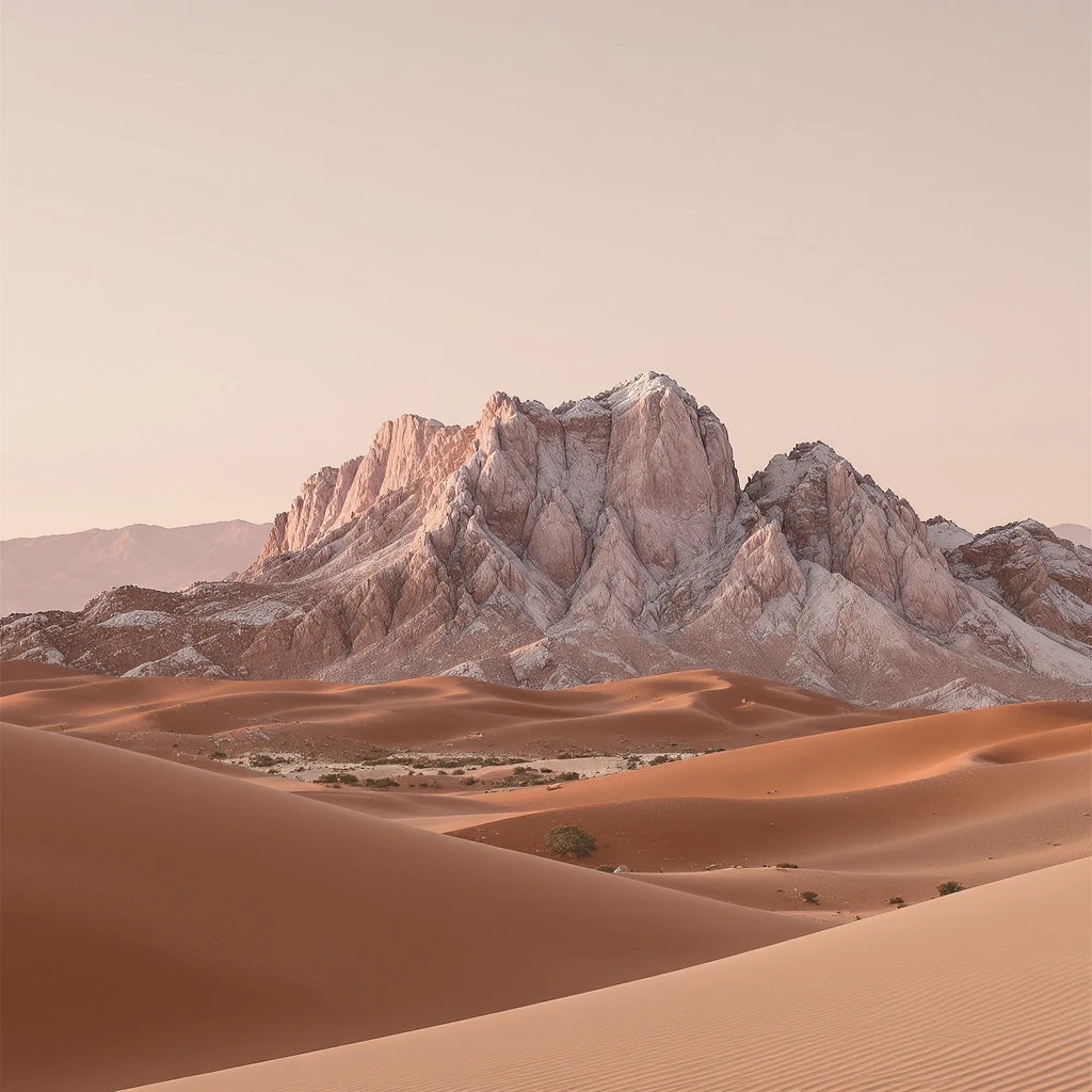 A modern desert mountain, wallpaper, modern emoji