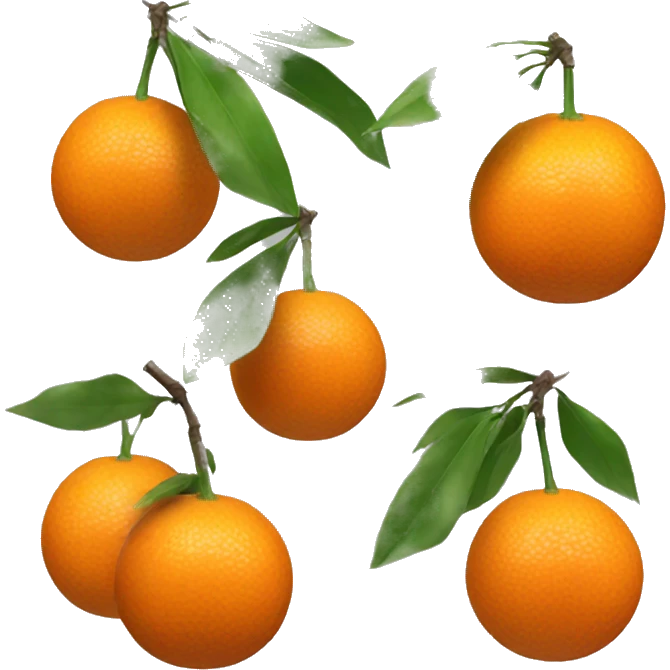   Mandarin fruit emoji