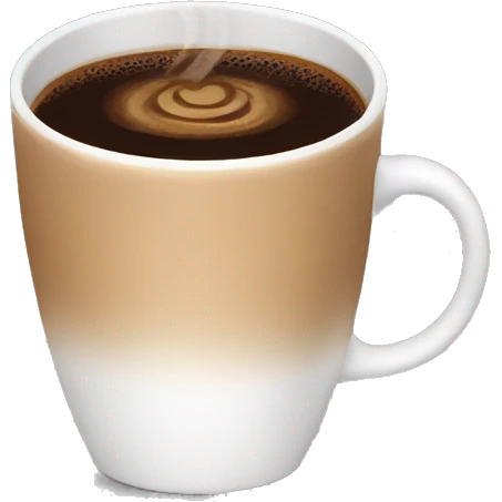 a fancy hot coffee emoji
