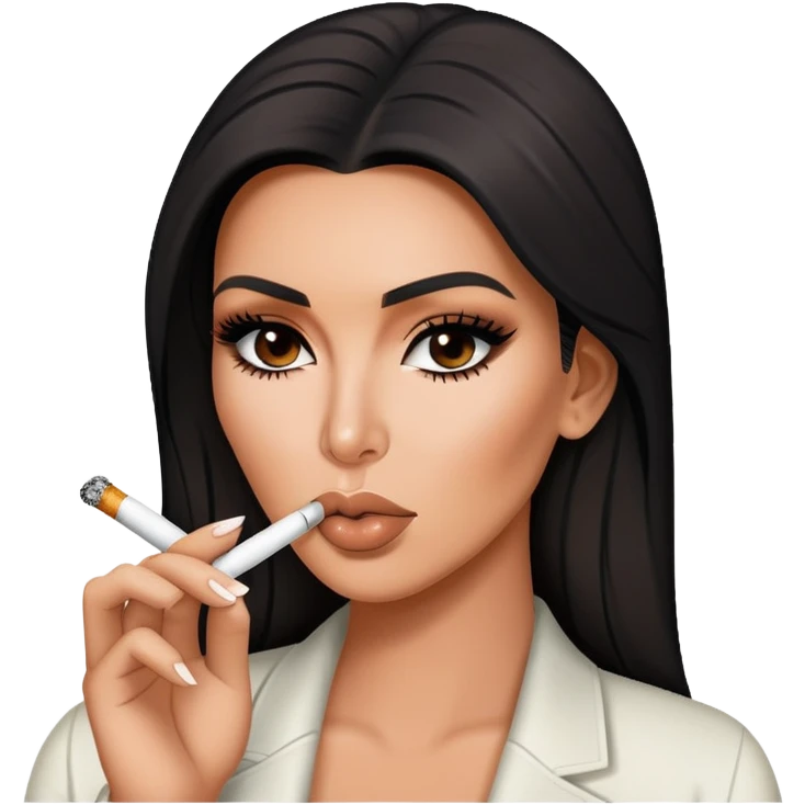 Kim kardashian smoking emoji