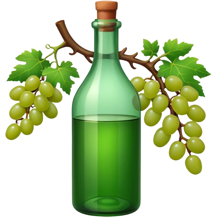 Grape vine bottle emoji