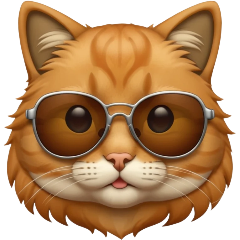 Cat wearing sunglasses emoji