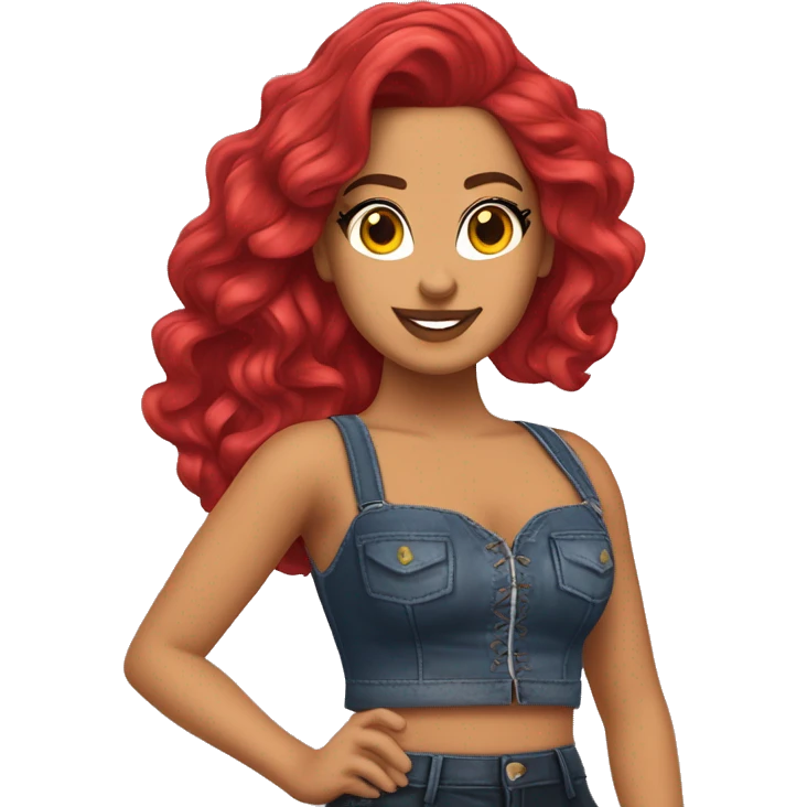 Carolina Giraldo Navarro, known professionally as Karol G, is a Colombian singer. Red Hair emoji