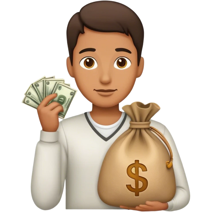 Robber with a Money bag  emoji