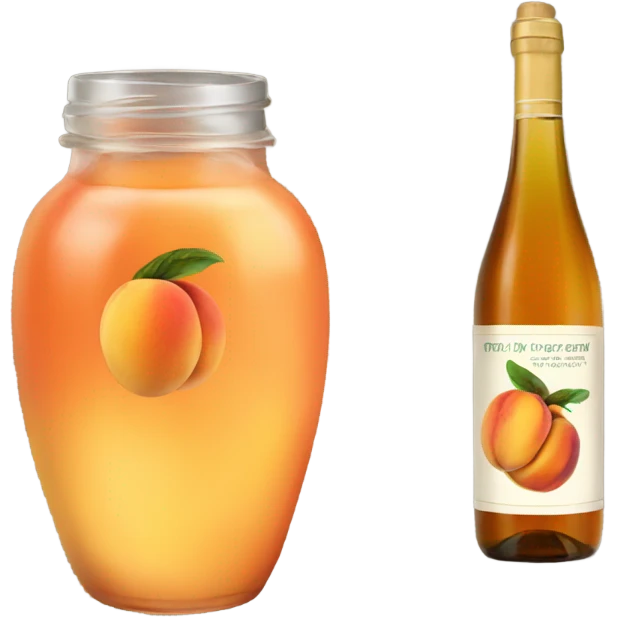 Honey peach wine  emoji
