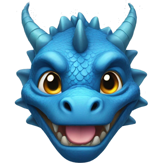 Blue dragon emoji