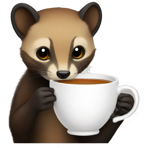 marten drinks tea emoji