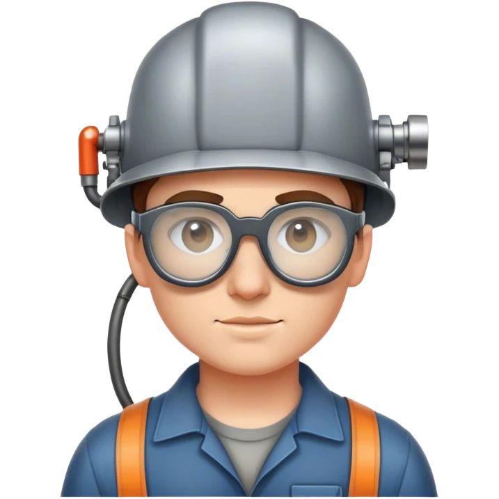 yermak mapping youtuber avatar with gas welder's glasses emoji