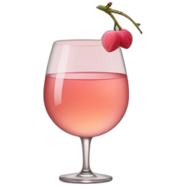 rosé emoji