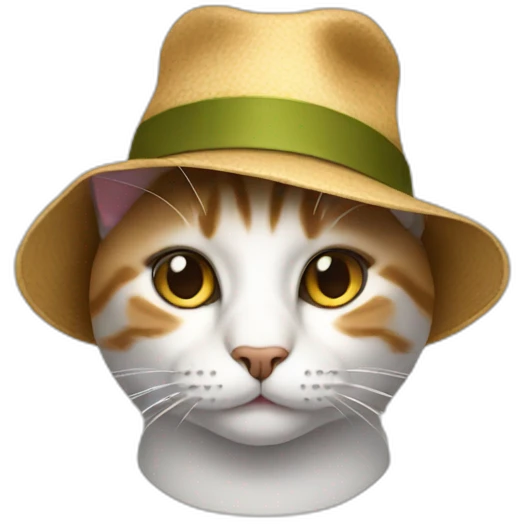 cat with a hat emoji