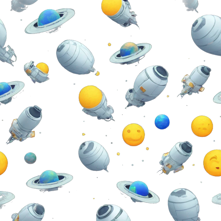 space satellite sad emotion emoji