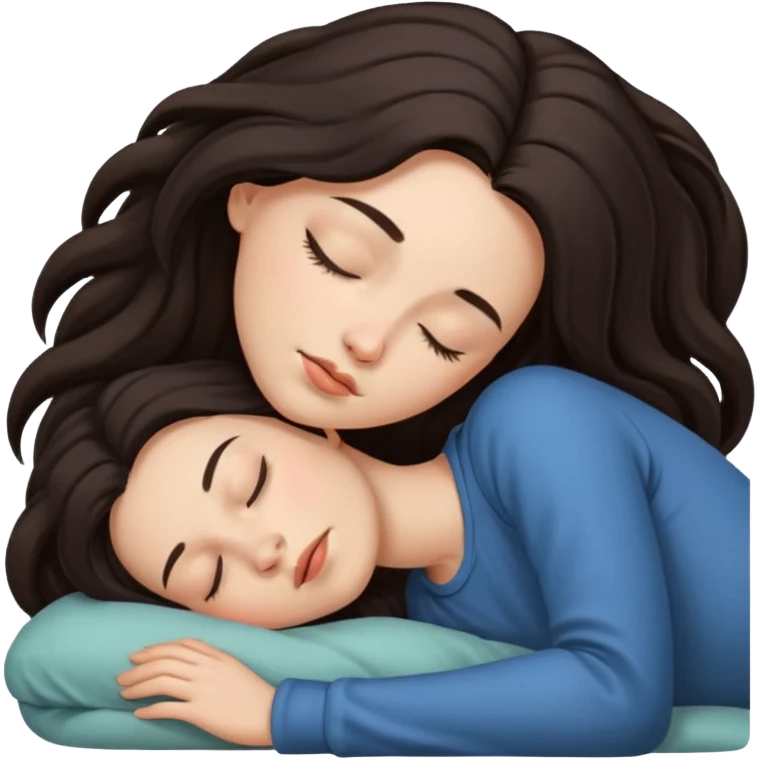 woman sleeping emoji
