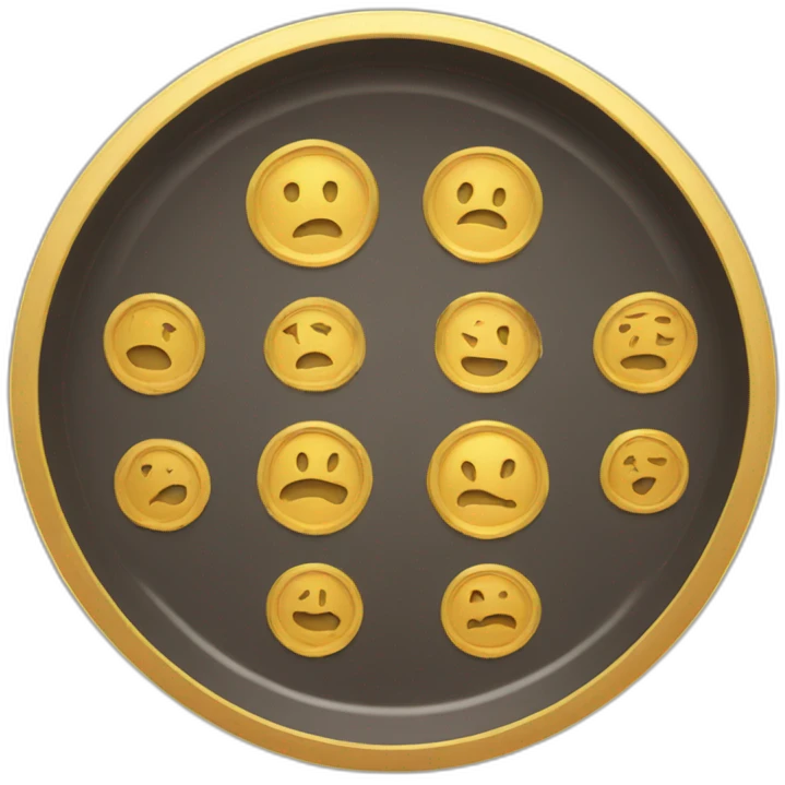 golden plate lid emoji