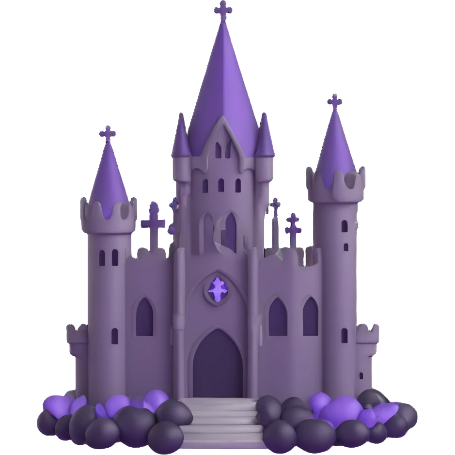 Gothic glitter emoji