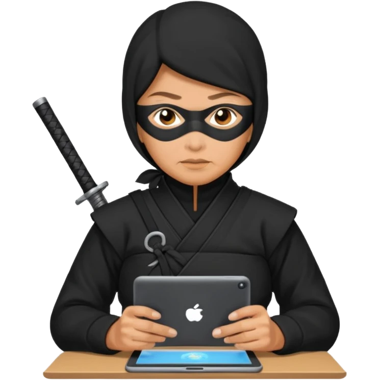 filipino grandmother ninja working in GenAI emoji