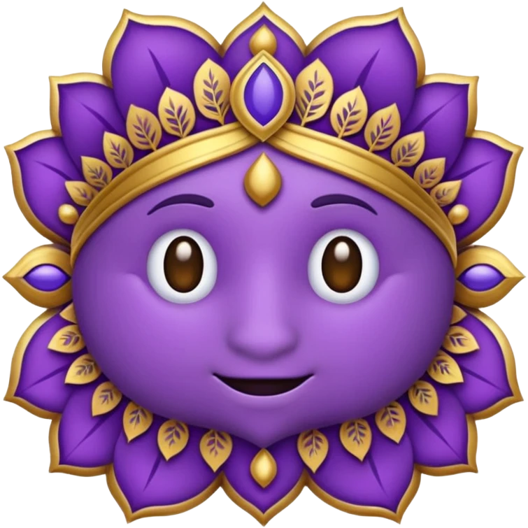 indian elements purple emoji emoji