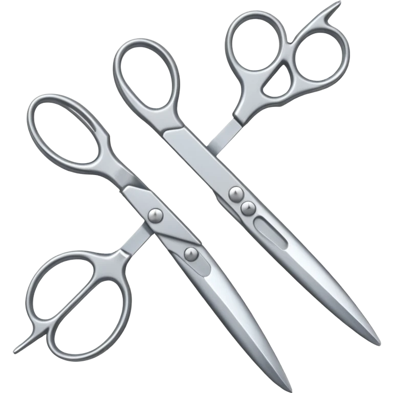 A single pair of metal scissors emoji