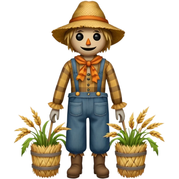 Scarecrow emoji
