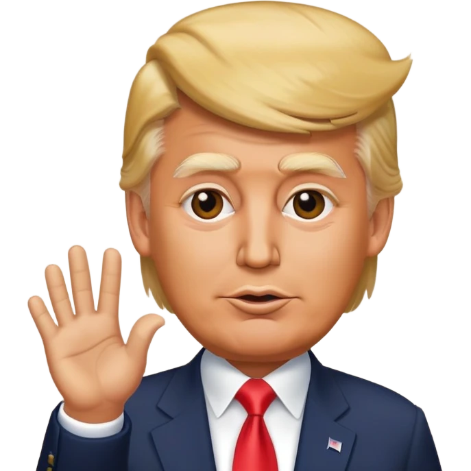 Трамп машет пенисом  emoji