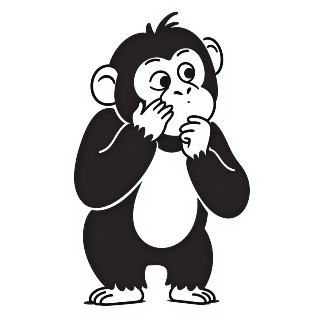 chimpanzee emoji