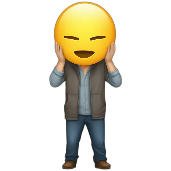 lazy software developer hiding from coworkers emoji