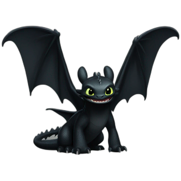 Toothless-from-How-to-train-your-dragon emoji